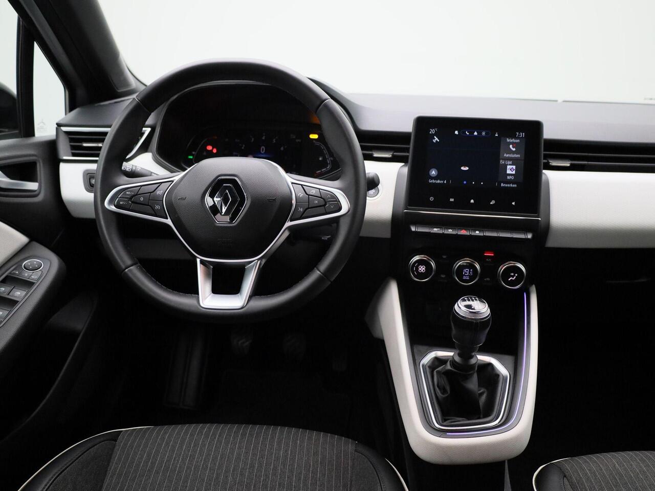 Renault CLIO 1.0 TCe Techno 90PK | Navigatie | Achteruitrijcamera | Climate Control | Half-Leder | Apple CarPlay & Android Auto