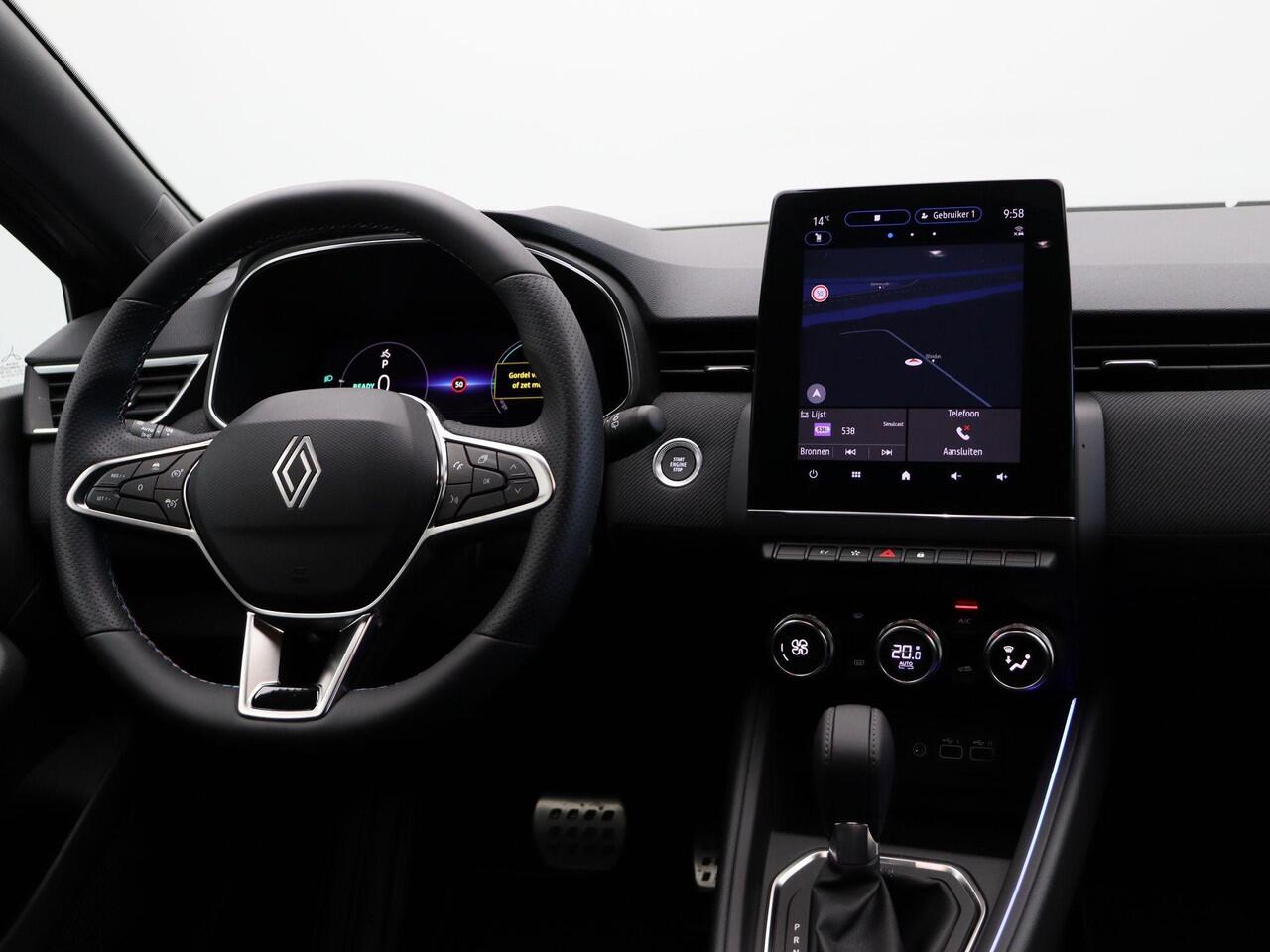 Renault CLIO E-Tech Full Hybrid 145pk esprit Alpine | Adaptieve Cruisecontrol | Achteruitrijcamera | Parkeersensoren voor- en achter | Dode hoek detectie |