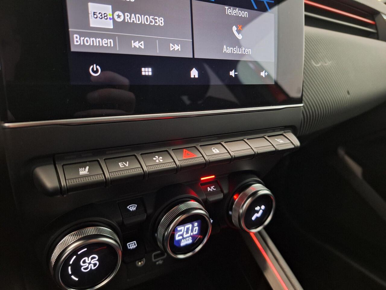 Renault CLIO 1.6 E-Tech Full Hybrid 145 R.S. Line | Navigatie 9,3" | Climate Control | Cruise Control | Stoelverwarming | Parkeersensoren voor, achter en achteruitrijcamera | Apple Carplay/Android Auto