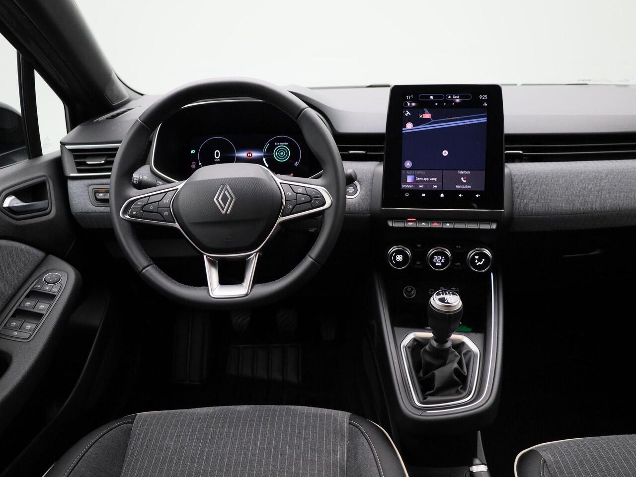 Renault CLIO 1.0 TCe 90 GPF techno | 9,3" Full-Map Navigatie | 10" Digitaal Instrumentarium | Camera | PDC Achter | Full-Map Navigatie | LED Pure Vision | Privacy Glass | Cruise Control & Snelheidsbegrenzer | 16" LMV 'Boa Vista' | Climate Control | Keyless | Draadloze