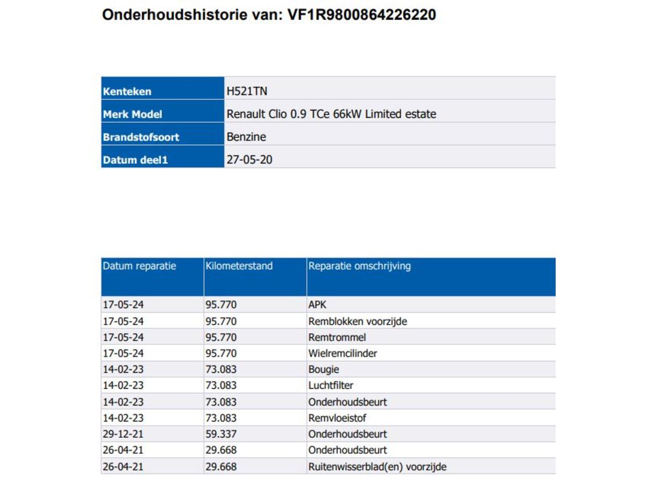Renault CLIO Estate 0.9 TCe Limited 90PK / Pdc. / Airco / Navigatie / Radio multimedia / Apk 02-2026