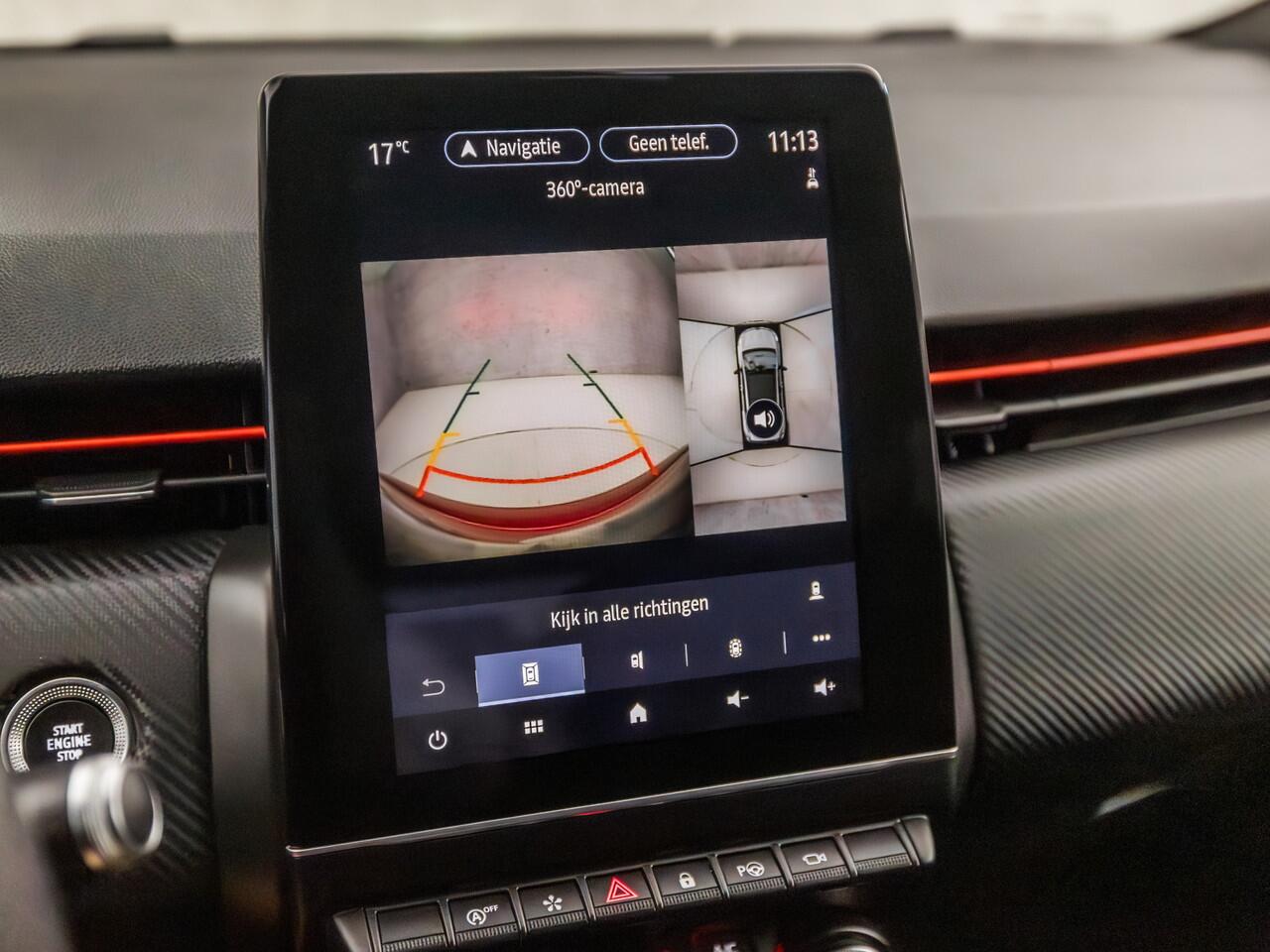 Renault CLIO 1.0 TCe R.S. Line (VIRTUAL COCKPIT, APPLE CARPLAY, GROOT NAVI, CLIMATE, BOSE AUDIO, LEDER, SPORTSTOELEN, 360 CAMERA, GETINT GLAS, KEYLESS, NIEUWE APK, NIEUWSTAAT)