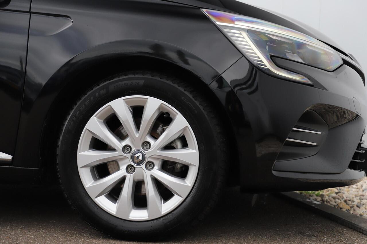 Renault CLIO 1.6 E-Tech Hybrid 140 Intens 140PK Automaat Half Leder Keyless 16 inch LMV Sfeerverlichting LED Navigatie Carplay Android Rijstrooksensor Climate Cruise Control Parkeersensor