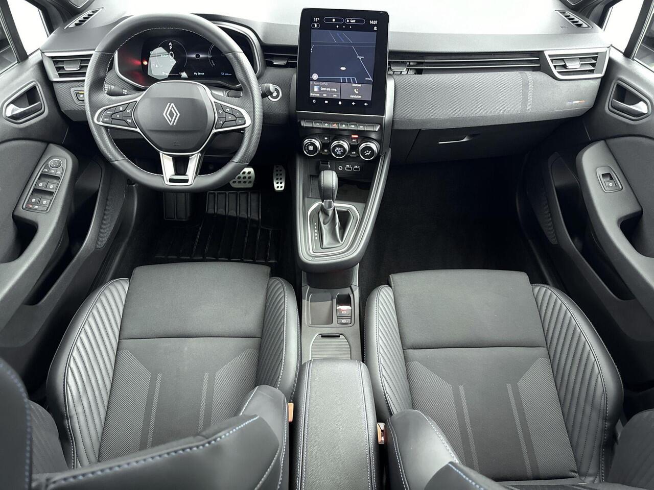 Renault CLIO 1.6 E-Tech Full Hybrid 145Pk esprit Alpine | Navigatie | Draadloze Carplay | Parkeersensoren Voor & Achter | 360 Camera | Climate Control | Keyless Entry | Licht & Regensensor | Adaptieve Cruise Control | Privacy Glass |