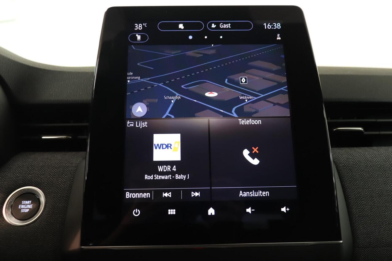 Renault CLIO 1.0 TCe 90 GPF techno | Camera | Climate control | Navigatie | LED | 17" Lichtmetaal | AppleCarplay AndroidAuto |