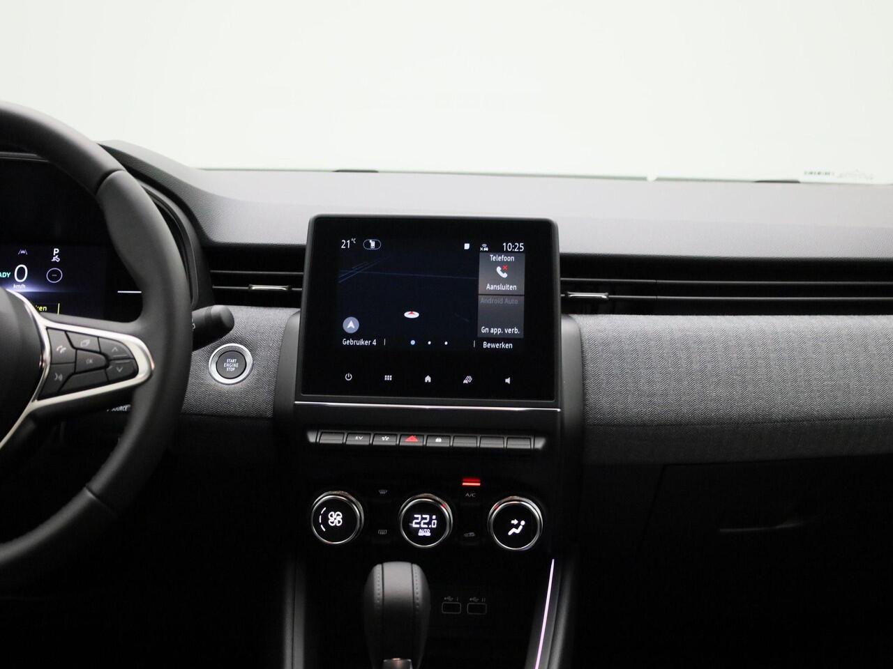 Renault CLIO E-Tech Full Hybrid 145 techno | Automaat | Easy Link Navigatie met Apple CarPlay & Android Auto | Climate Control | Parkeersensoren achter met camera | Lichtmetalen velgen | Metaalkleur |