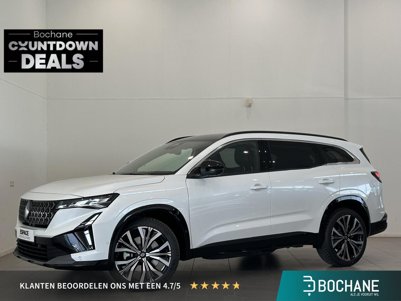 Renault ESPACE 1.2 E-Tech full hybrid 200 Iconic 7p. | Pack Vision | Pack Light & Sound | All season banden | Van: ¤ 59.332,- nu rijklaar voor: ¤ 58.332,-