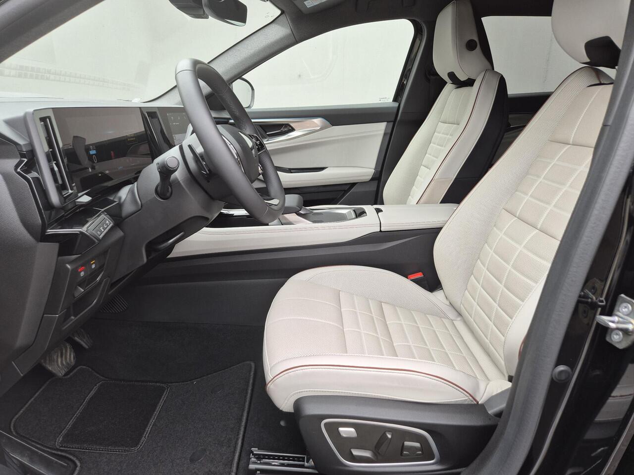 Renault ESPACE E-Tech full hybrid 200 iconic 7p. Automaat / 7 Persoons / HUD / Apple Carplay Android Auto / Pack Advanced Drive Assist / Stuur-, Stoel en Voorruitverwarming / Rondomzicht camera / Stoel met massage functie /