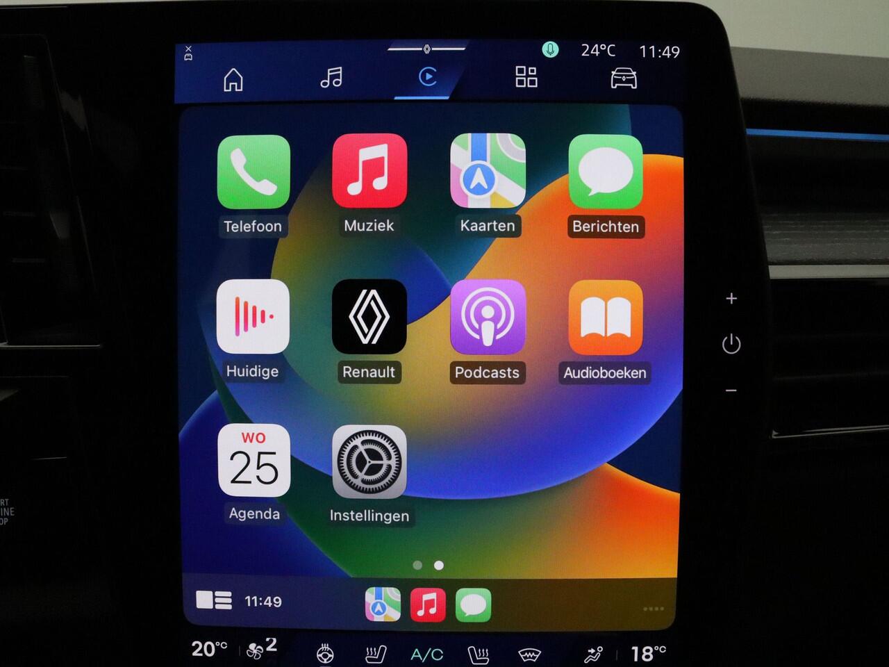 Renault ESPACE 200pk E-Tech full hybrid iconic 7p. Automaat Harman Kardon | Head-Up | 360° Camera | Adapt. Cruise | Stoel-/stuur-/voorruitverw. | Panoramadak