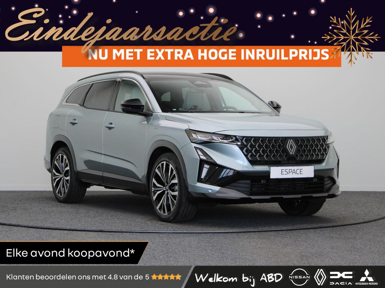 Renault ESPACE E-Tech full hybrid 200pk iconic 7p. | Harman kardon | Panoramisch vast glazen dak | HUD | Matrix LED koplampen |