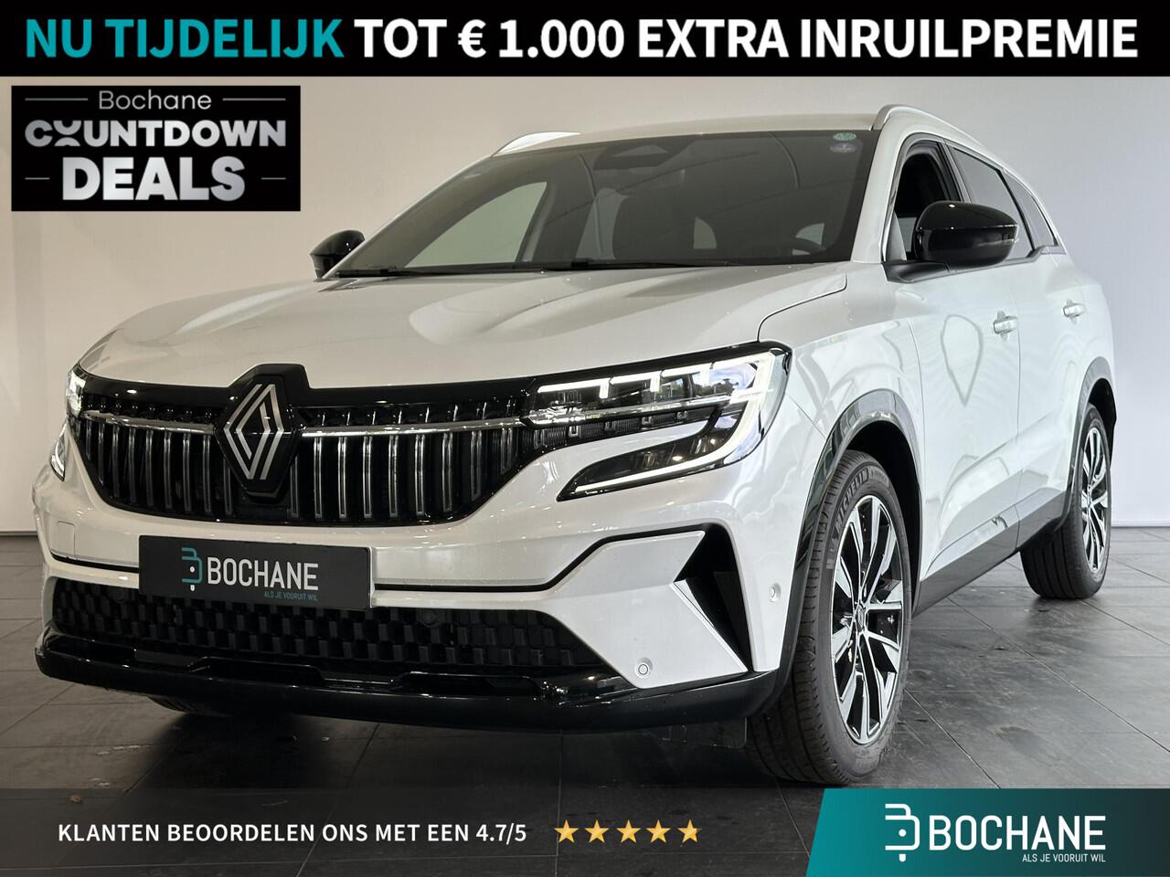 Renault ESPACE E-Tech full hybrid 200 techno 5p. | TREKHAAK | ELEKTRISCHE STOELEN EN ACHTERKLEP | STOEL-/STUURVERWARMING | ACHTERUITRIJCAMERA