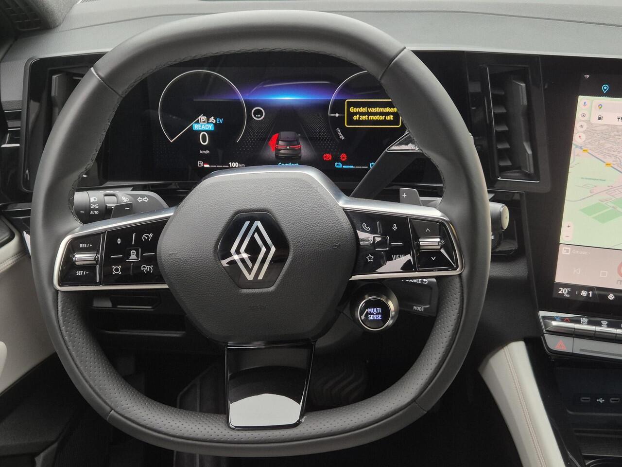 Renault ESPACE E-Tech full hybrid 200 iconic 7p. Automaat / 7 Persoons / HUD / Apple Carplay Android Auto / Pack Advanced Drive Assist / Stuur-, Stoel en Voorruitverwarming / Rondomzicht camera / Stoel met massage functie /