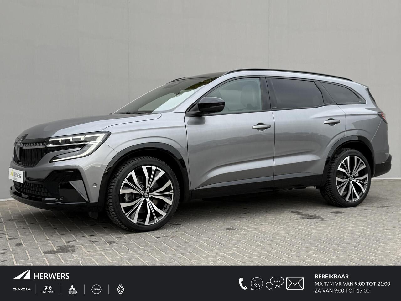 Renault ESPACE E-Tech full hybrid 200 iconic 7p. Automaat / All Season Banden / Lederen Bekleding / Elektrische Stoelen met Geheugen / Harman Kardon Premium / Head Up Display / Panoramadak / Stoel & Stuurverwarming /