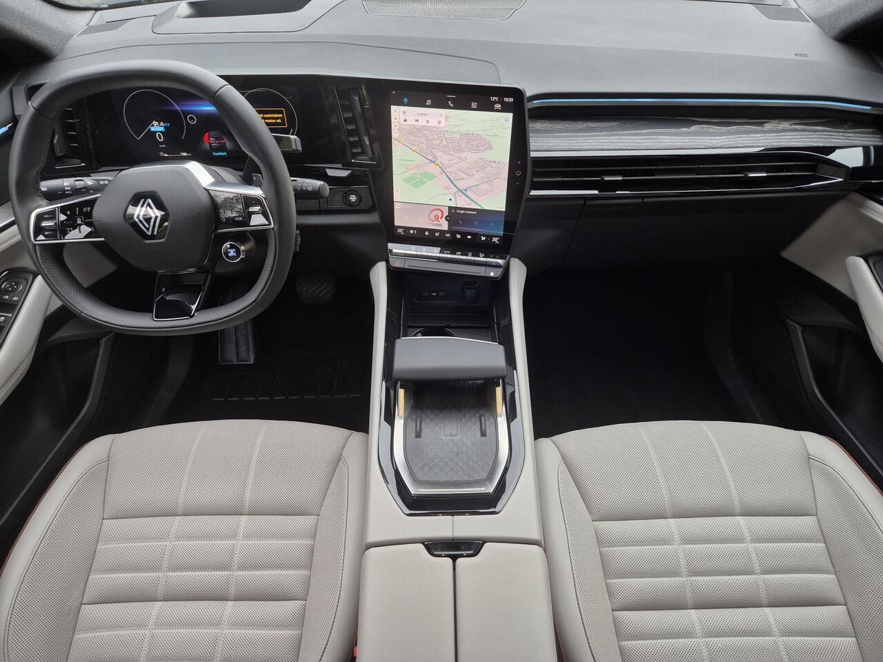 Renault ESPACE E-Tech full hybrid 200 iconic 7p. Automaat / 7 Persoons / HUD / Apple Carplay Android Auto / Pack Advanced Drive Assist / Stuur-, Stoel en Voorruitverwarming / Rondomzicht camera / Stoel met massage functie /