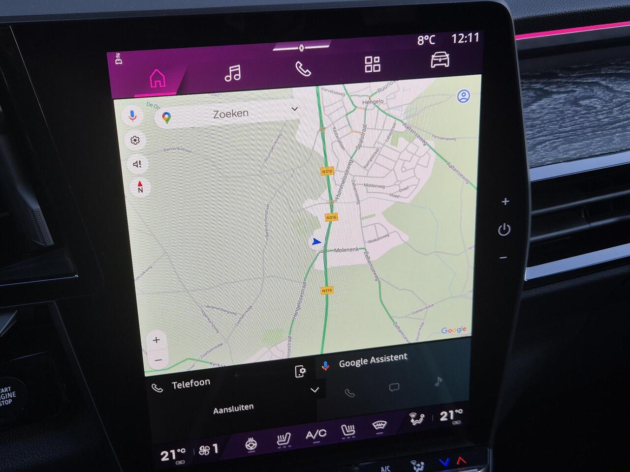 Renault ESPACE E-Tech Full Hybrid 200 7P Iconic Automaat / 7 Persoons / Fabrieksgarantie tot 04-2027 / Trekgewicht 1500 kg / Pack Vision / Allseason banden / Head Up Display / Panoramadak / Elektrische achterklep / Harman/Kardon Audio Systeem /