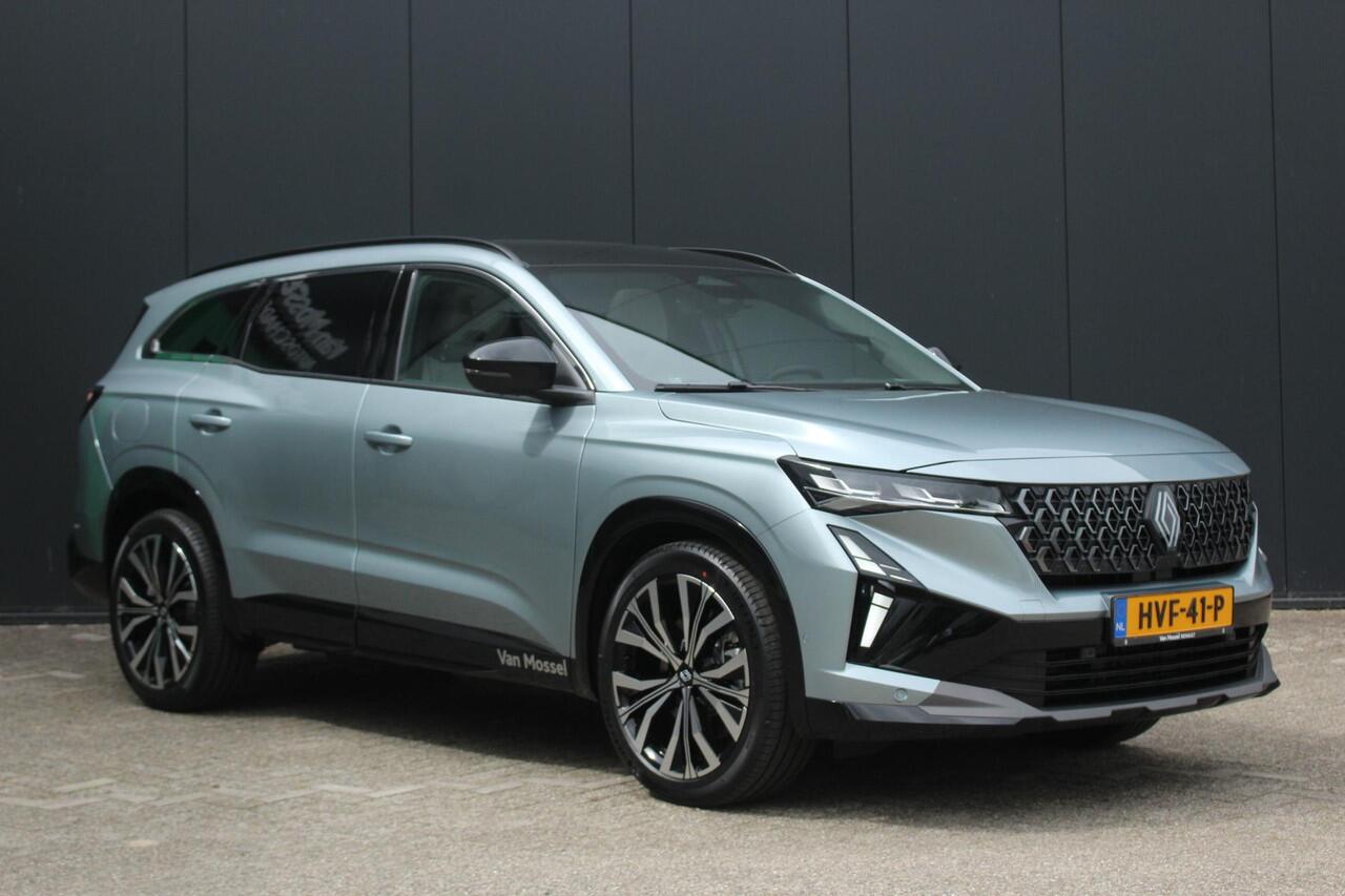 Renault ESPACE E-Tech full hybrid 200Pk iconic 7p. | Solarbay panoramadak | Google Navigatie | Draadloze Carplay | Harman Kardon | Matrix Led Beam koplampen | Cruise Control Adaptief | Pack Advanced Driving Assist | 4 Control | Lederenbekleding | Elektrische Stoelen | S