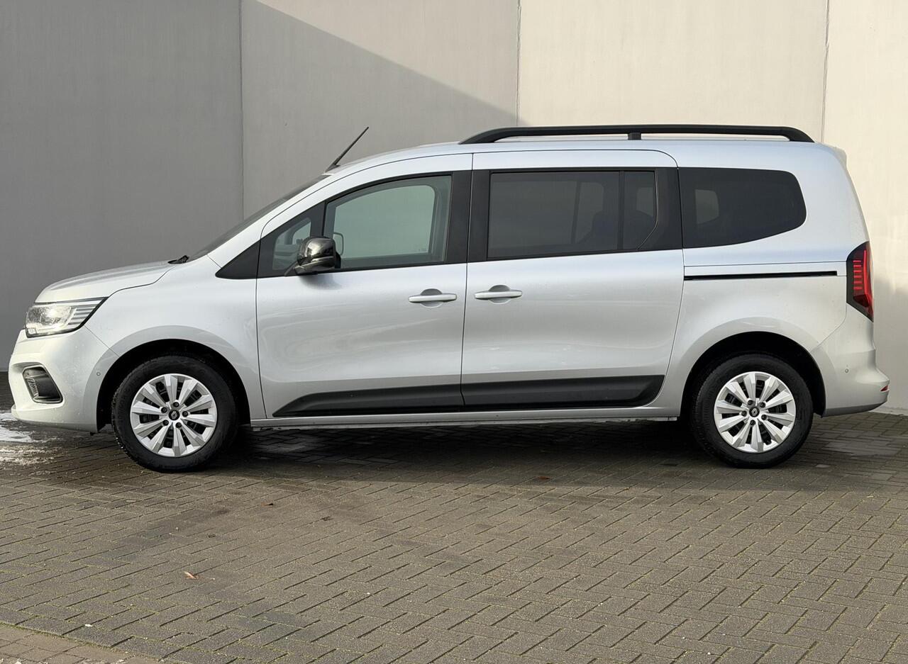 Renault GRAND KANGOO TCe 130 EDC Techno L2 / 7 Persoons / Automaat / Fabrieksgarantie tot 05-2027 / Camera / Navigatie / Cruise / Clima / AppleCarplay & Android auto / Parkeersensoren /