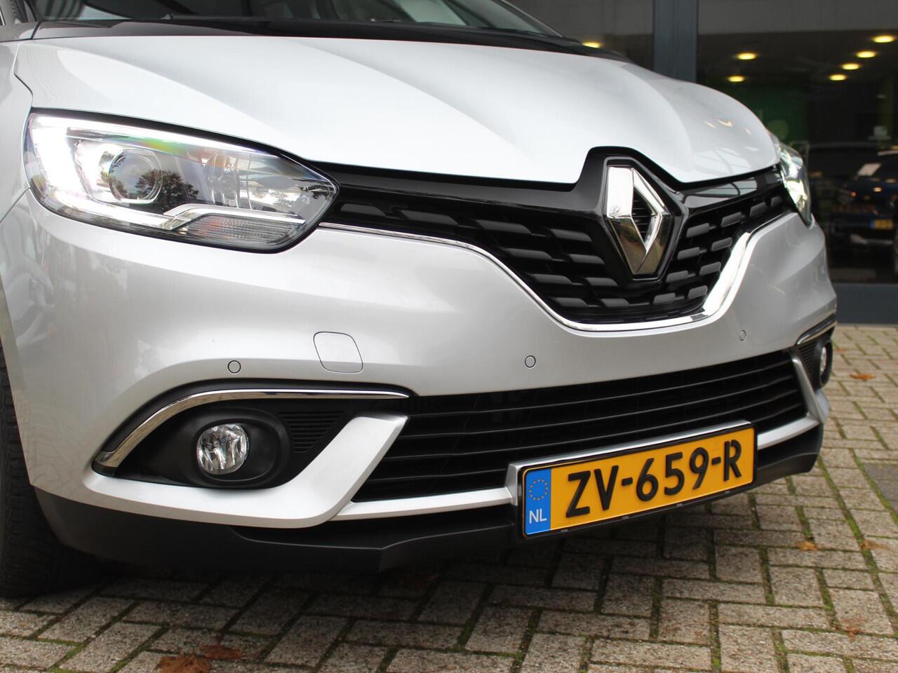 Renault GRAND SCENIC 1.3 TCe 140 Intens 7p. AUTOMAAT / DEALER ONDERHOUDEN / TREKHAAK / NAVI / CLIMATE / CRUISE / CAMERA / PDC / KEYLESS / 20'' LMV ALL-SEASON