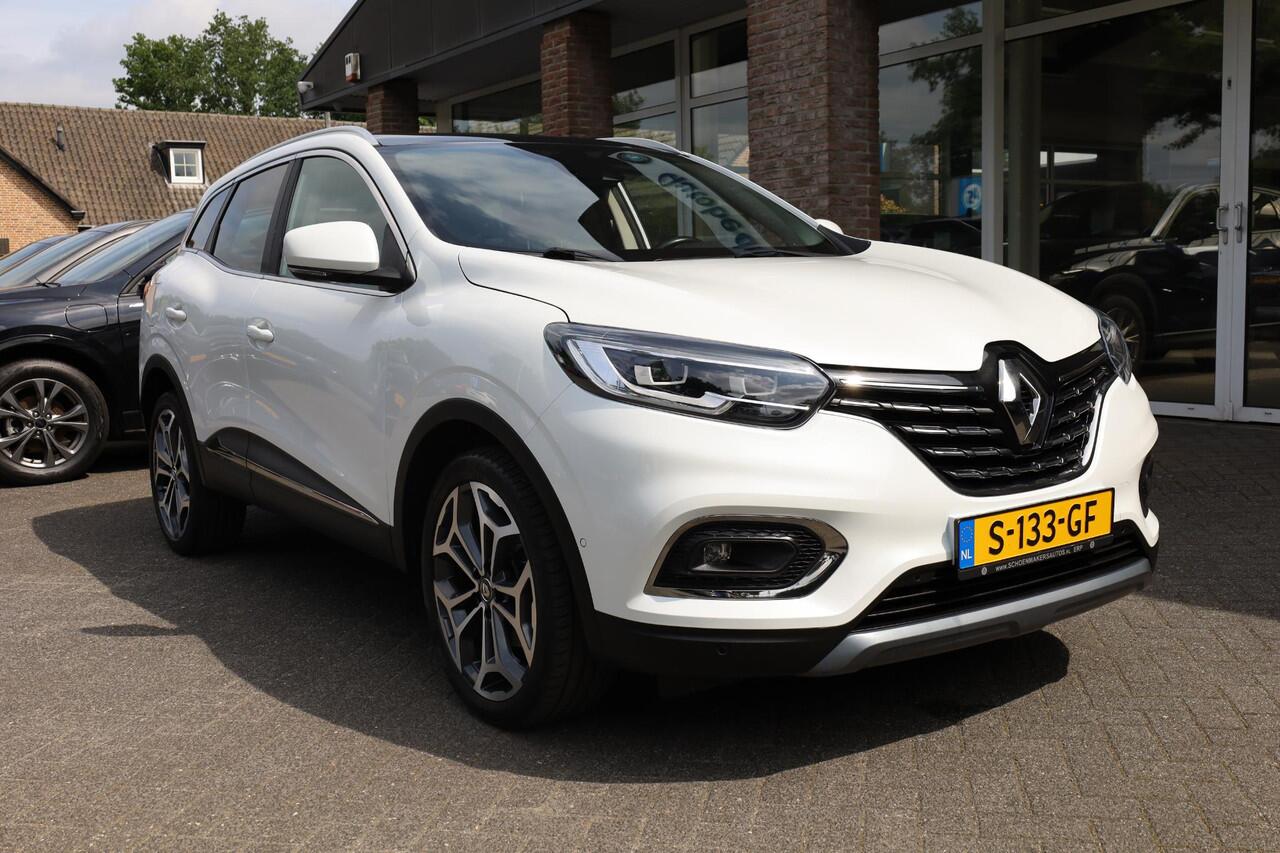 Renault KADJAR 1.3 TCe Black Edition LEER CAMERA PANO ADAPTIVE-CRUISE CLIMA NAVI DAB ELEC.VERST.STOELEN/INKLAPBARE SPIEGELS. DODEHOEK 2XPDC 19''LMV