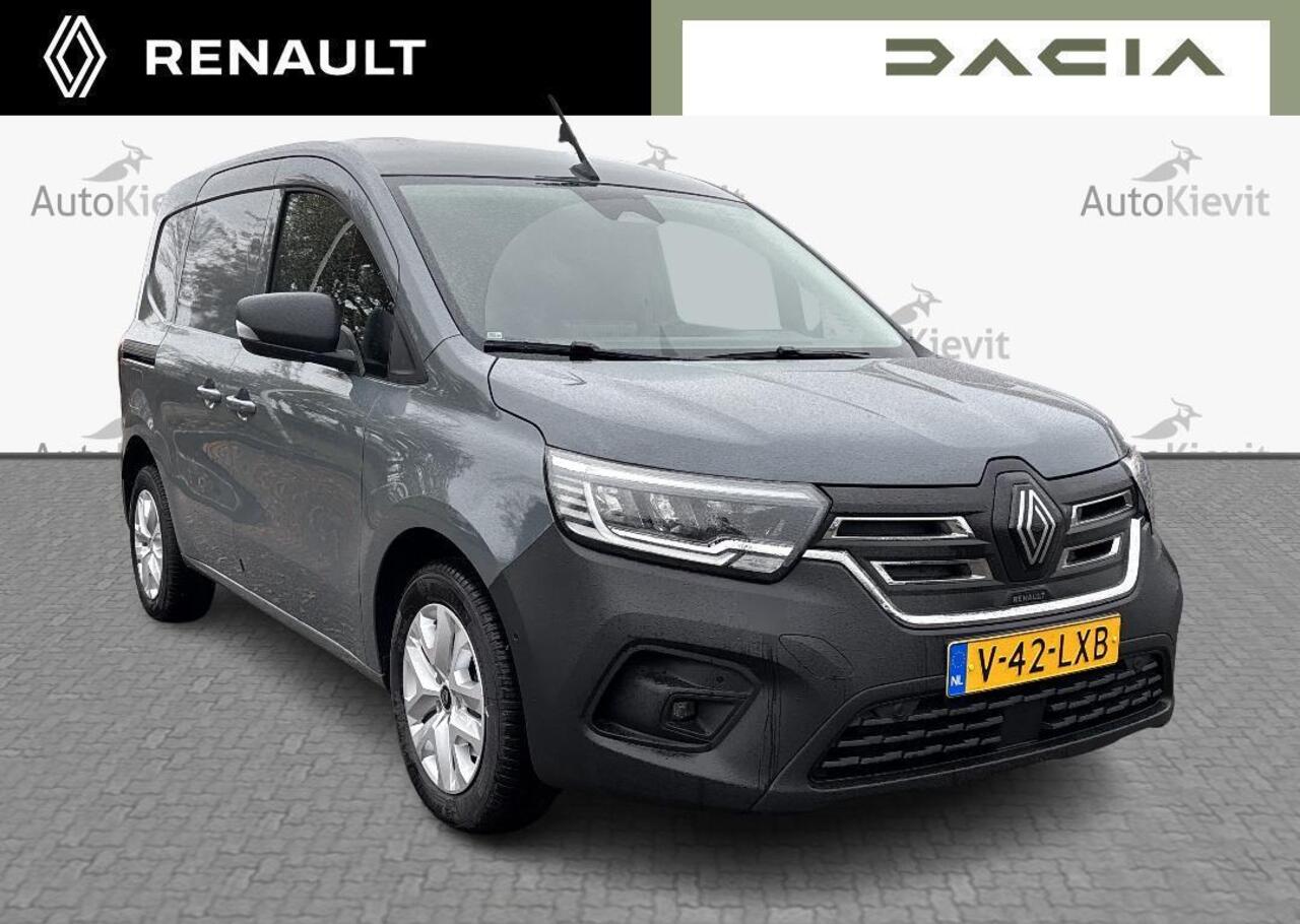 Renault KANGOO E-Tech Advance L1 44 kWh - vierseizoensbanden en extended grip,additionele parkeerhulp en navigatiesysteem,houten laadvloer en polypro zijwandbekleding in de laadruimte