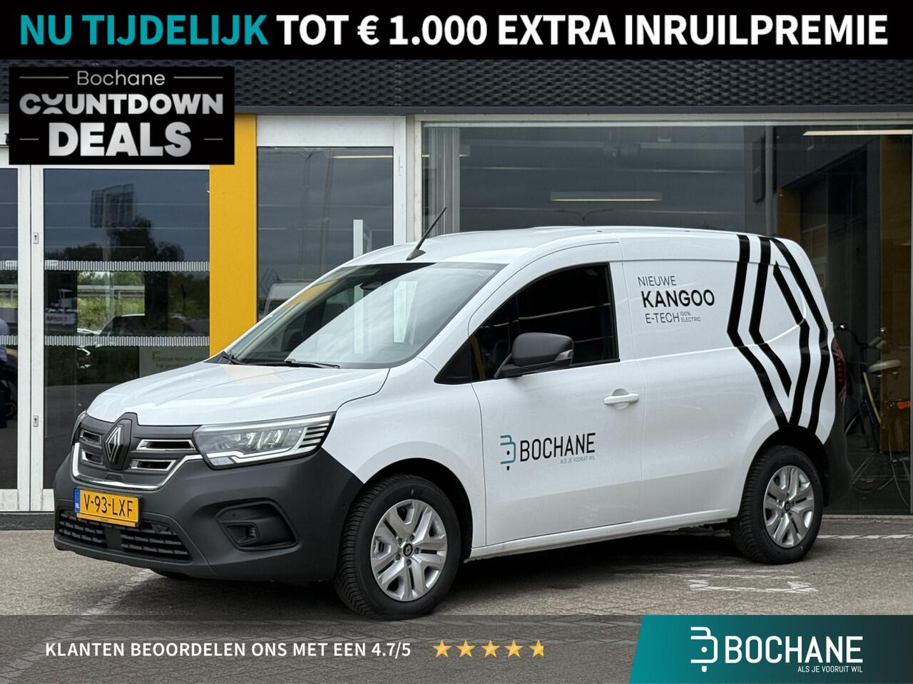 Renault KANGOO E-Tech Advance L1 44 kWh | Demo | Navigatie | Achteruitrijcamera | Stoelverwarming | Climate Control | Key-less |