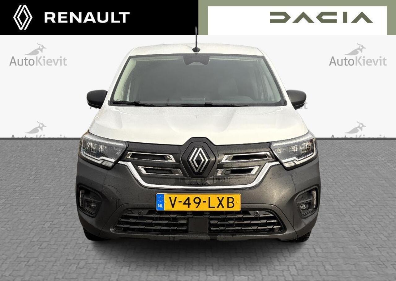 Renault KANGOO E-Tech Advance L2 44 kWh - Trekhaak, vierseizoensbanden, additionele parkeerhulp, navigatiesysteem Houten laadvloer en zijwandbekleding