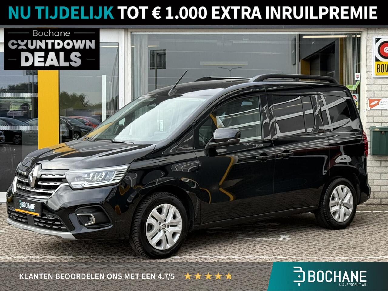 Renault KANGOO 1.3 TCe 130 Techno | Navigatie | Achteruitrijcamera | Stoelverwarming | LED | DAB | Climate Control | Key-less | Dodehoek detectie | Parkeersensoren | Cruise Control |