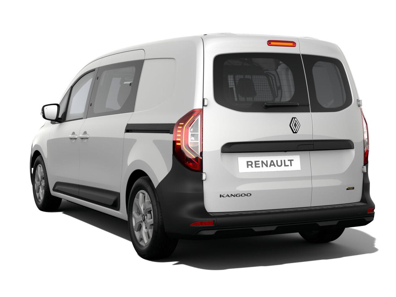 Renault KANGOO Advance - Dubbele Cabine | Cruise control en snelheidsbegrenzer | Draadloze oplader voor smartphone met Qi-charge | Elektrisch bedienbare ramen (met sneltoets bestuurderszijde)