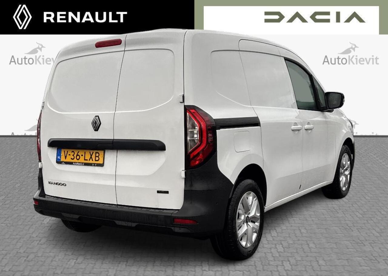 Renault KANGOO E-Tech Advance L1 44 kWh - additionele parkeerhulp en navigatiesysteem,houten laadvloer en polypro zijwandbekleding in de laadruimte