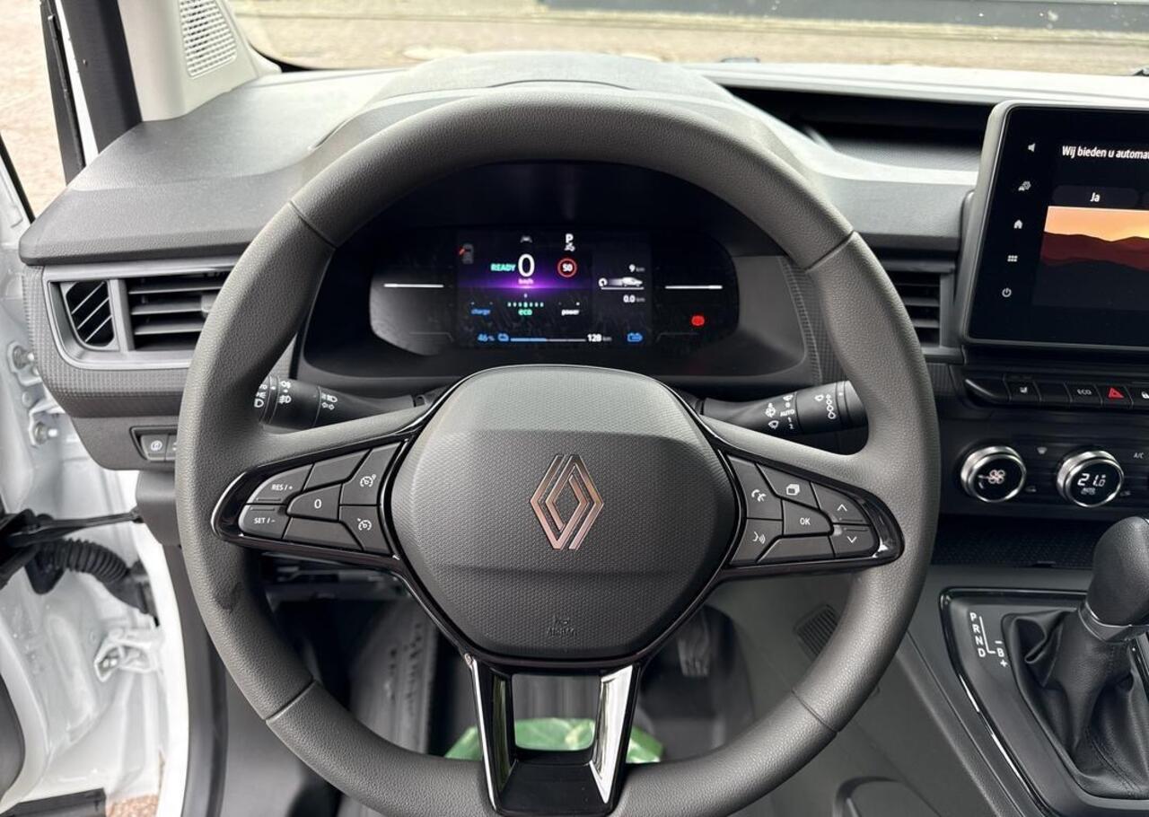 Renault KANGOO E-Tech Advance L1 44 kWh - vierseizoensbanden - Aditionele parkeerhulp - Navigatiesysteem - Houten laadvloer - Zijwandbekleding