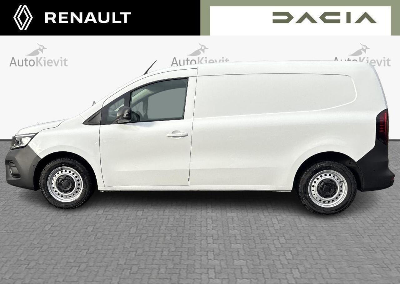 Renault KANGOO E-Tech Advance L2 44 kWh - Trekhaak, vierseizoensbanden, additionele parkeerhulp, navigatiesysteem Houten laadvloer en zijwandbekleding