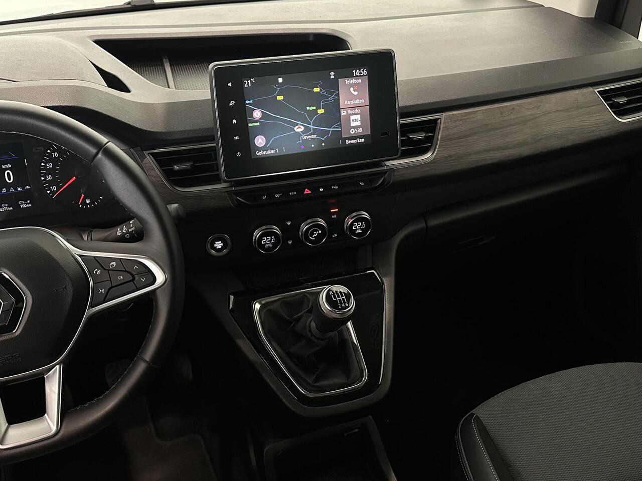 Renault KANGOO 1.3 TCe 130 GPF Techno | Keyless | Stoelverwarming | Navigatie | Climate Control | Cruise Control | Lichtmetalen velgen 17" | Parkeersensoren voor, zij, achter en achteruitrijcamera