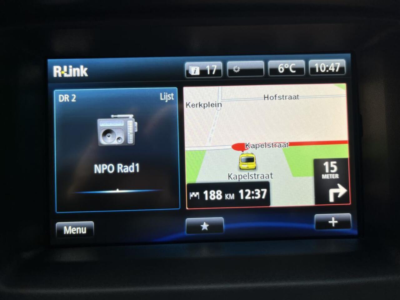 Renault KANGOO 1.5 dCi E6 R-Link BPM Vrij! Lease ¤171 p/m, Airco, Navi , PDC, Volledig onderhoudshistorie aanwezig