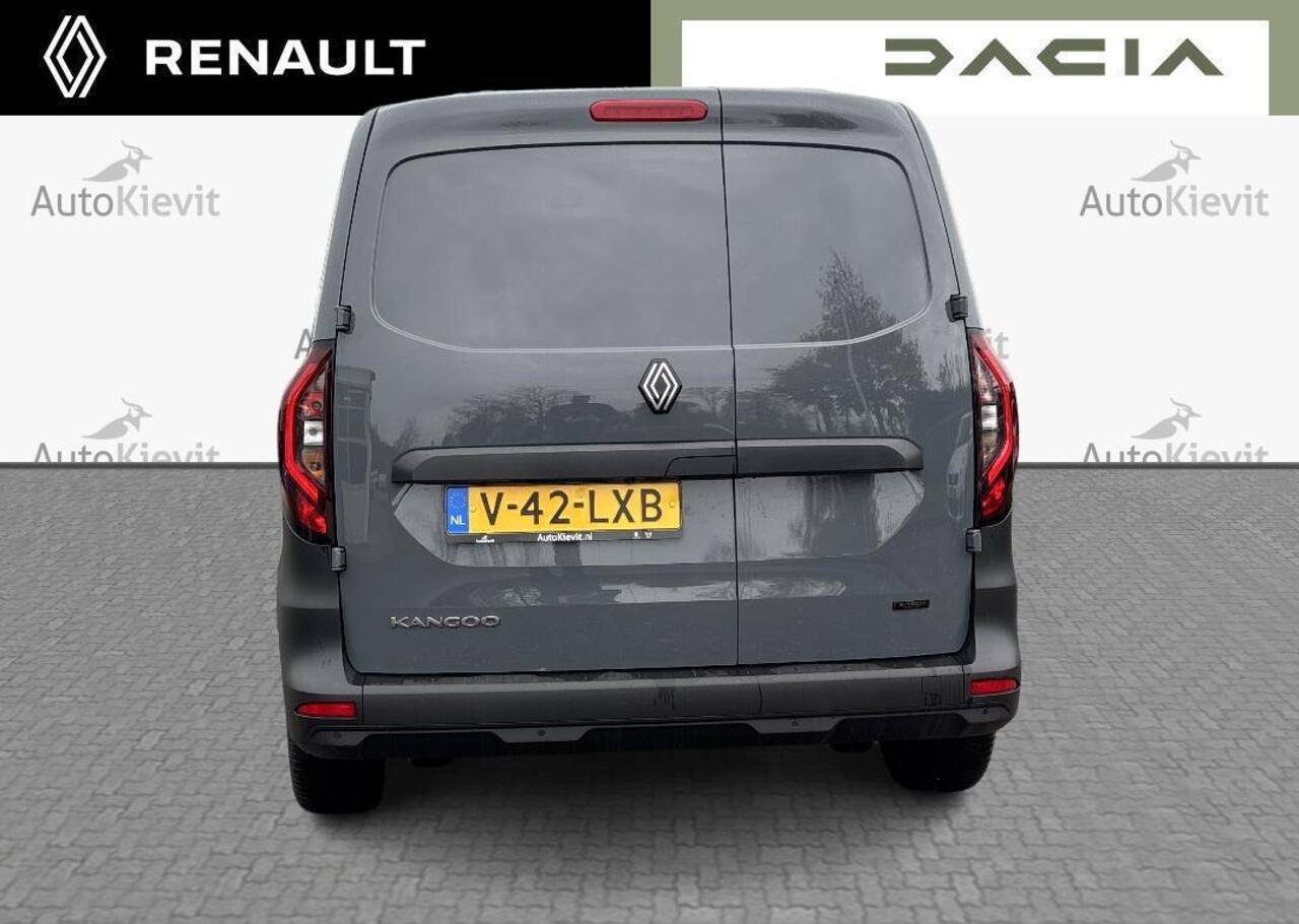 Renault KANGOO E-Tech Advance L1 44 kWh - vierseizoensbanden en extended grip,additionele parkeerhulp en navigatiesysteem,houten laadvloer en polypro zijwandbekleding in de laadruimte