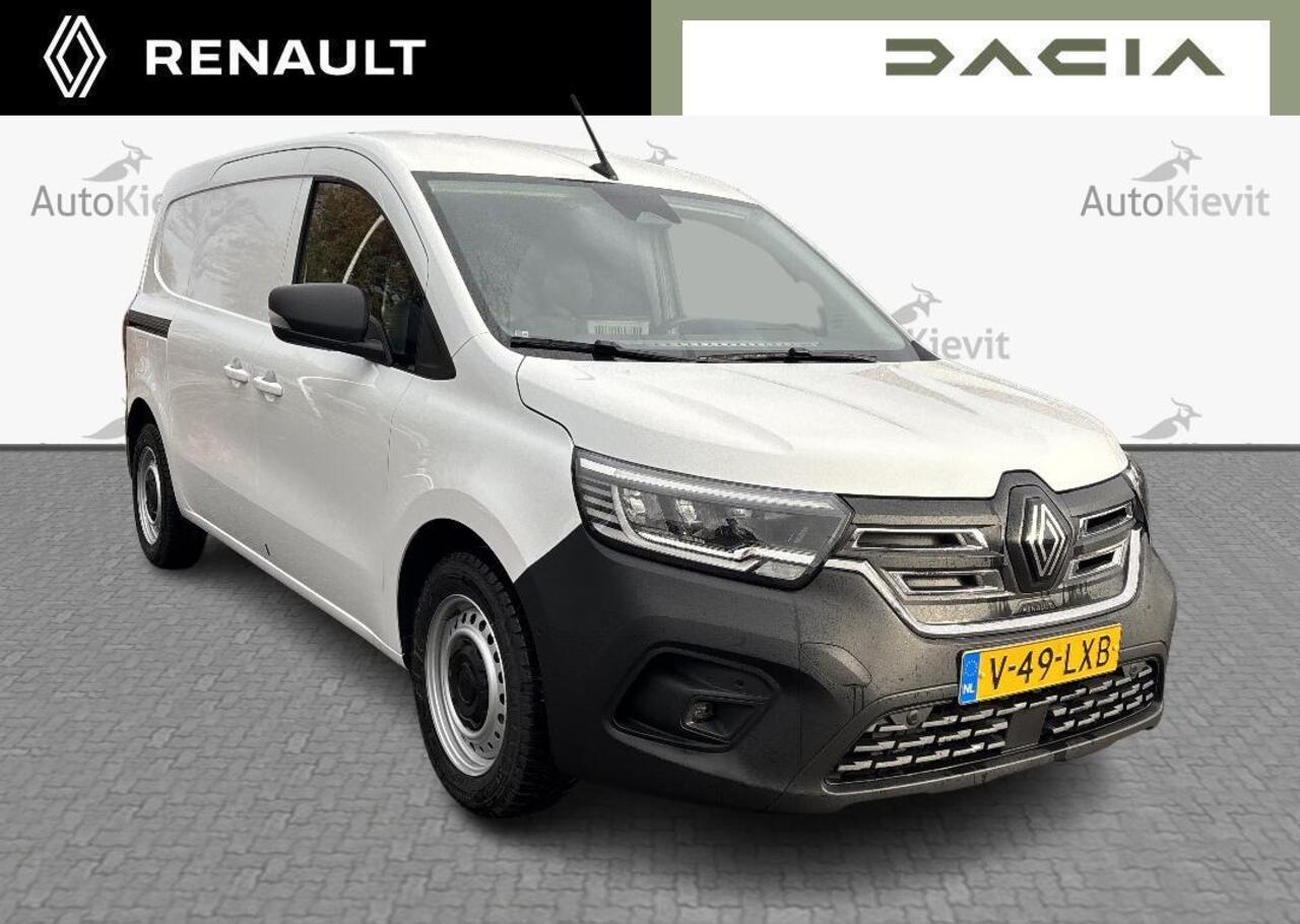 Renault KANGOO E-Tech Advance L2 44 kWh - Trekhaak, vierseizoensbanden, additionele parkeerhulp, navigatiesysteem Houten laadvloer en zijwandbekleding