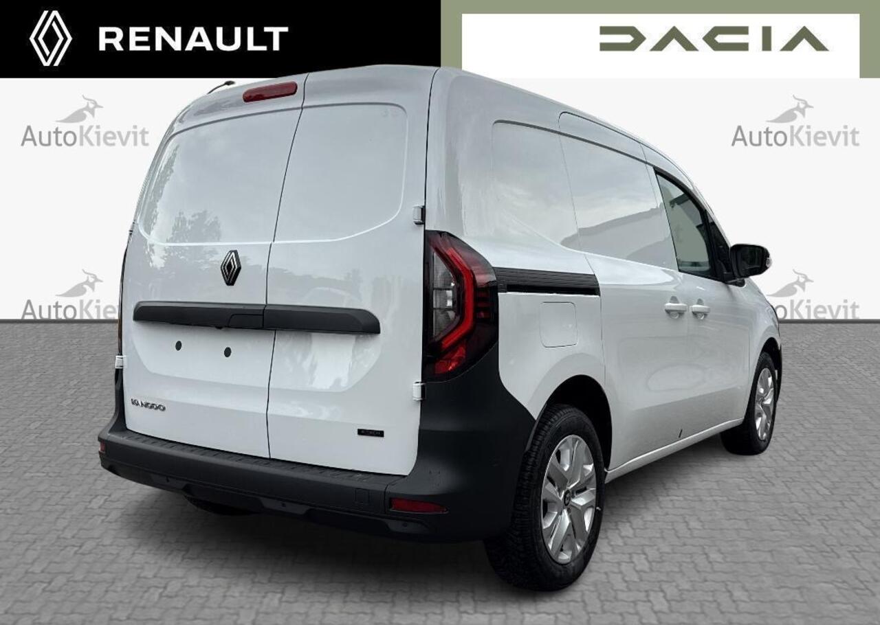 Renault KANGOO E-Tech Advance L1 44 kWh - vierseizoensbanden - Aditionele parkeerhulp - Navigatiesysteem - Houten laadvloer - Zijwandbekleding