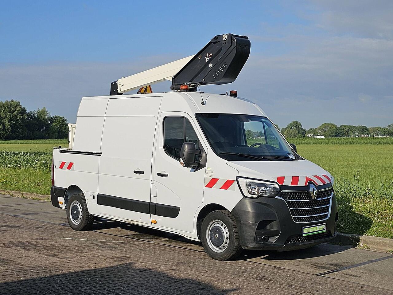Renault MASTER 2.3 L2H2 Hoogwerker 10.5M- 12Meter-Werkhoogte Nacelle Airco Nieuw-Model Euro6!