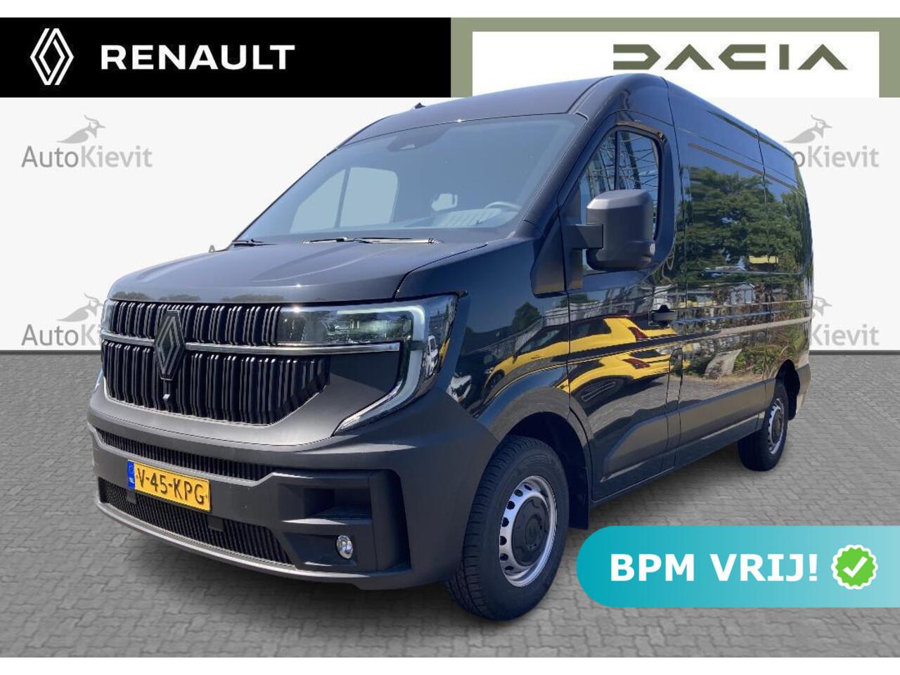 Renault MASTER T35 2.0 dCi 130 L2H2 Advance - openR link navigatiesysteem - vierseizoenbanden - trekhaak - houten laadvloer en zijwandbekleding - achteruitrijcamera - rear step - Reservewie