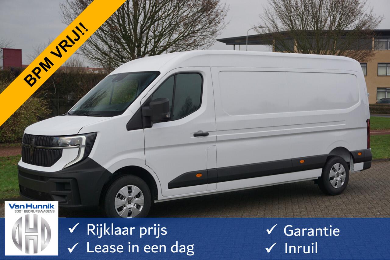 Renault MASTER T35 2.0 150PK Extra L3H2 BPM VRIJ!! 10" R-Link Navi, Camera, Cruise Clima!! NR. 882