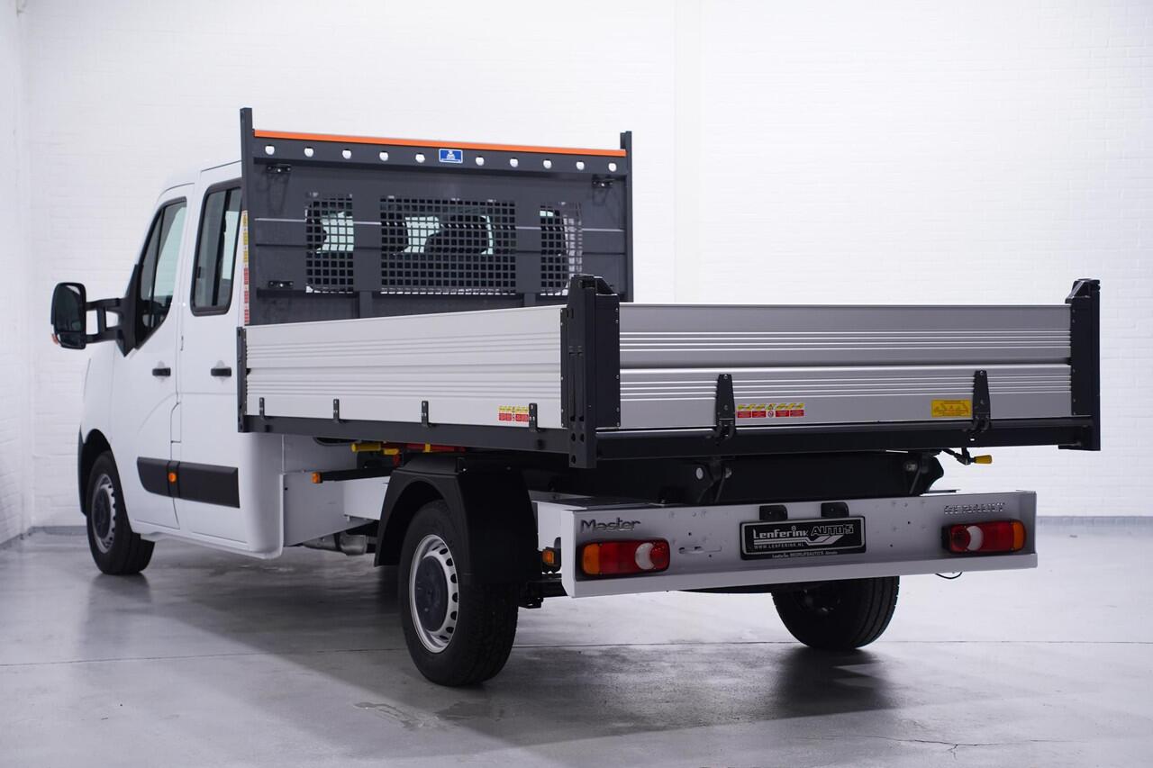 Renault MASTER 2.3 dCi 165 pk Kipper Dubbel Cabine va 479,- p/mnd Airco, Cruise Control, 6-Zits, Nieuw, Direct Leverbaar