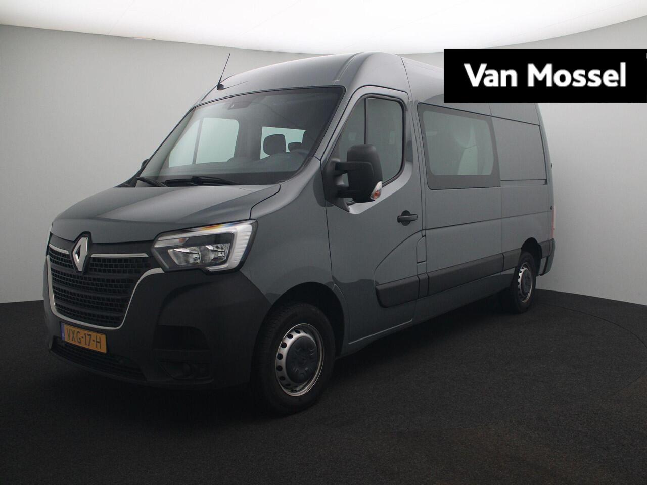 Renault MASTER T35 2.3 dCi 150 L2H2 DC Comfort | Dubbele Cabine| Pack Full Mobile Office | Pack R-link Multimedia DAB | Achteruitrijcamera + parkeersensoren achter | Cruise Control | Dodehoekspiegel in zonneklep bijrijder | Climate Control | Opstap in achterbumper | Tre