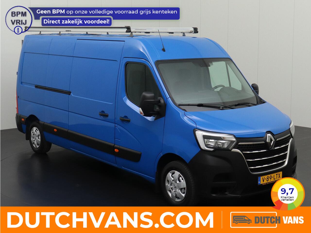 Renault MASTER 2.3DCI 136PK L3H2 | Kastinrichting | Imperiaal | Navigatie | Camera | 3-Persoons | Airco | Cruise