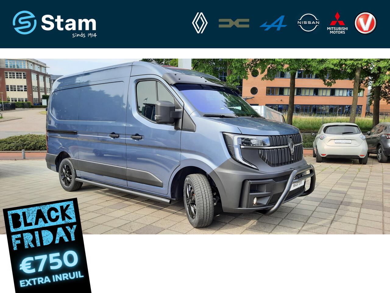 Renault MASTER T35 2.0 dCi 130 L2H2 Advance Stam Limité 75 Bullbar | Sidebars | 17"inch Lichtmetalen velgen