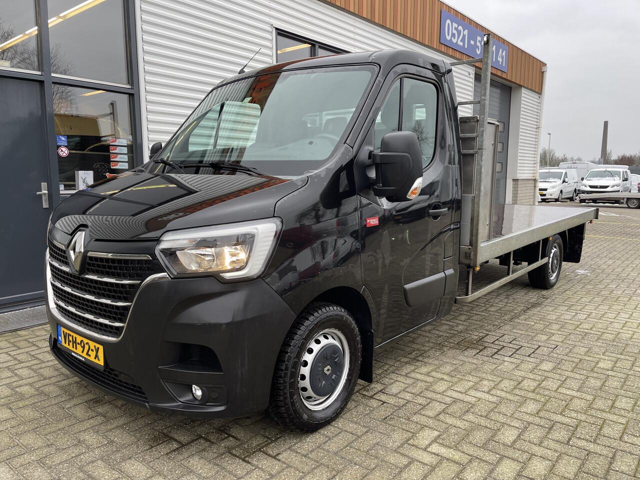 Renault MASTER T35 2.3 dCi 165pk L3 Energy EURO VI / pickup / open laadbak / plateau L 375 x B 210 / vaste prijs rijklaar ¤ 22.950 ex btw / lease vanaf ¤ 410 / airco / cruise / navigatie / opberg box