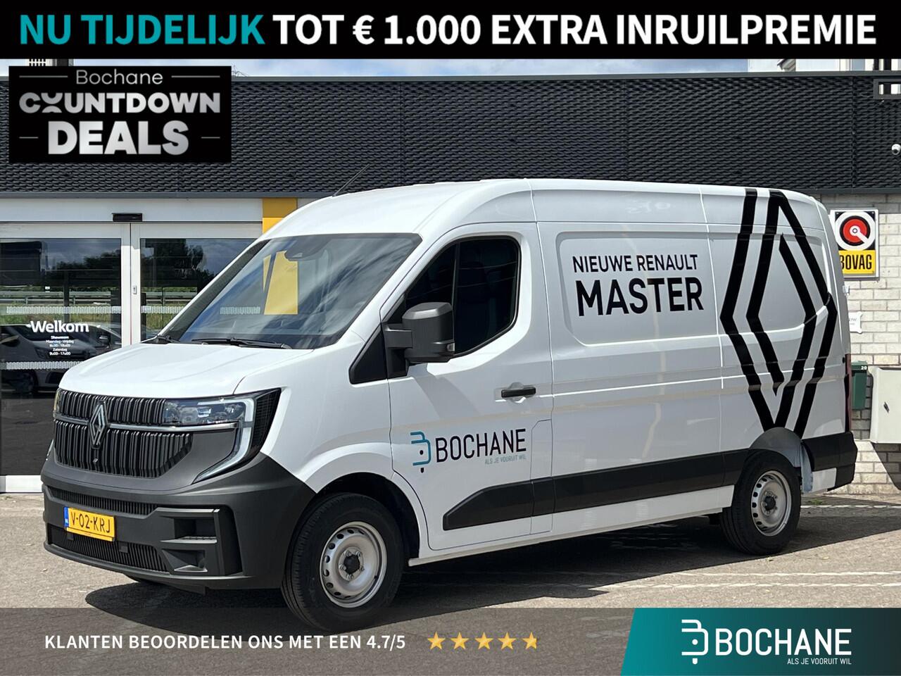 Renault MASTER T35 2.0 dCi 130 L2H2 Start | Demo | Draadloos Apple Carplay & Android Auto | Trekhaak | Parkeersensoren | DAB | LED | Cruise Control | Airco |