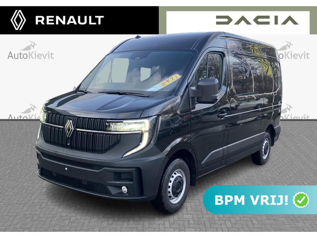 Renault MASTER T35 2.0 dCi 130 L2H2 Advance - openR link navigatiesysteem - vierseizoenbanden - trekhaak - houten laadvloer en zijwandbekleding - achteruitrijcamera - rear step - Reservewiel