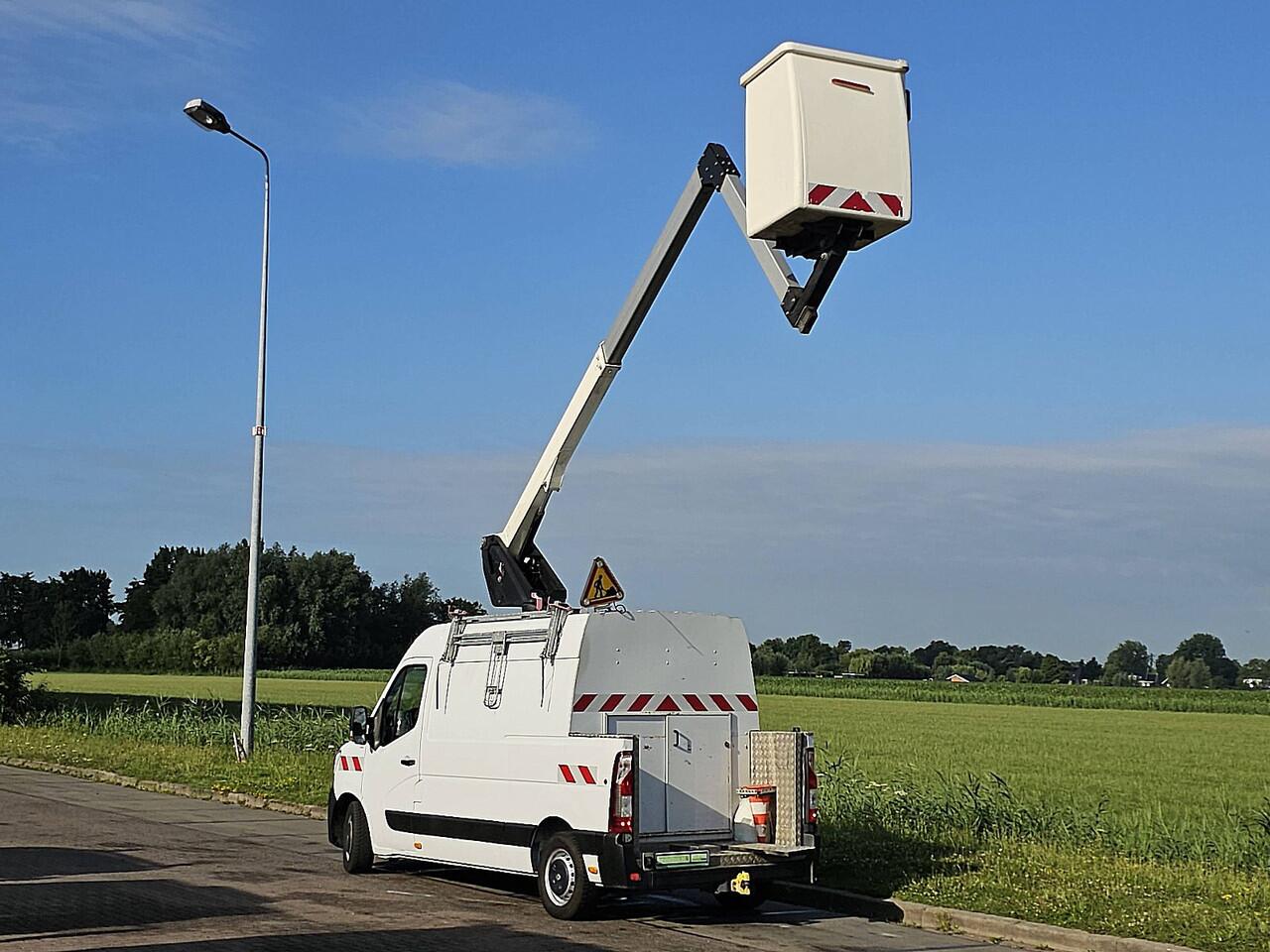 Renault MASTER 2.3 L2H2 Hoogwerker 10.5M- 12Meter-Werkhoogte Nacelle Airco Nieuw-Model Euro6!