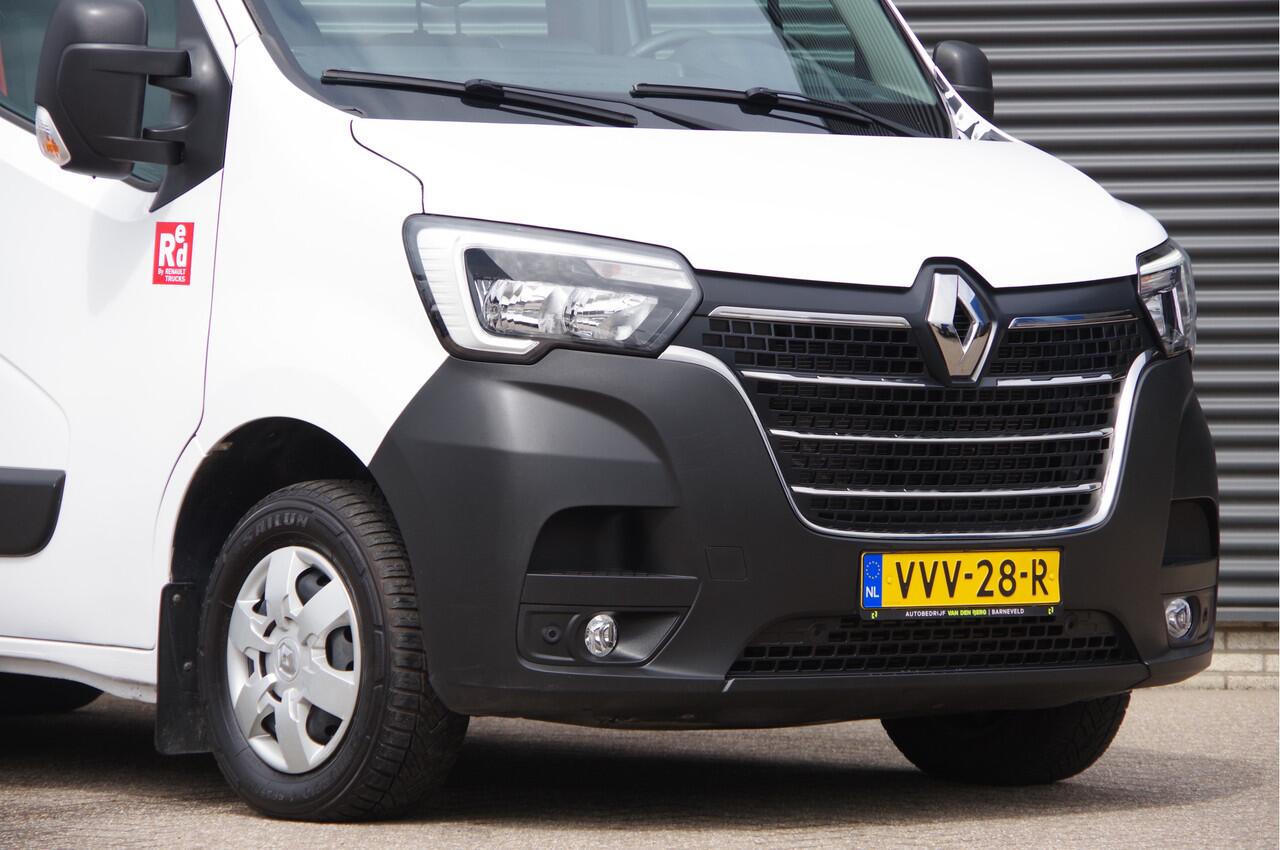 Renault MASTER T35 2.3 dCi 150PK L2H2 RED, DC-7P, 3.5T TREKHAAK, CAMERA, CRUISE, NAVI, AIRCO, PARKEERSENSOREN, NL AUTO, NAP, DUBBELE CABINE
