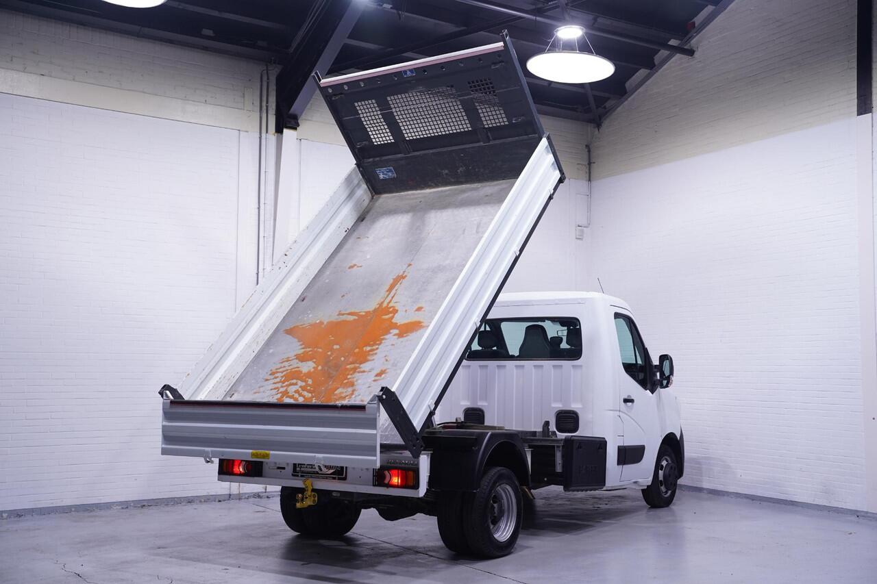 Renault MASTER 2.3 DCi 130 pk Dubbel Lucht Kipper, Trekhaak 3.500 kg Airco, LxBxH 320x203x40 cm, 3-Zits