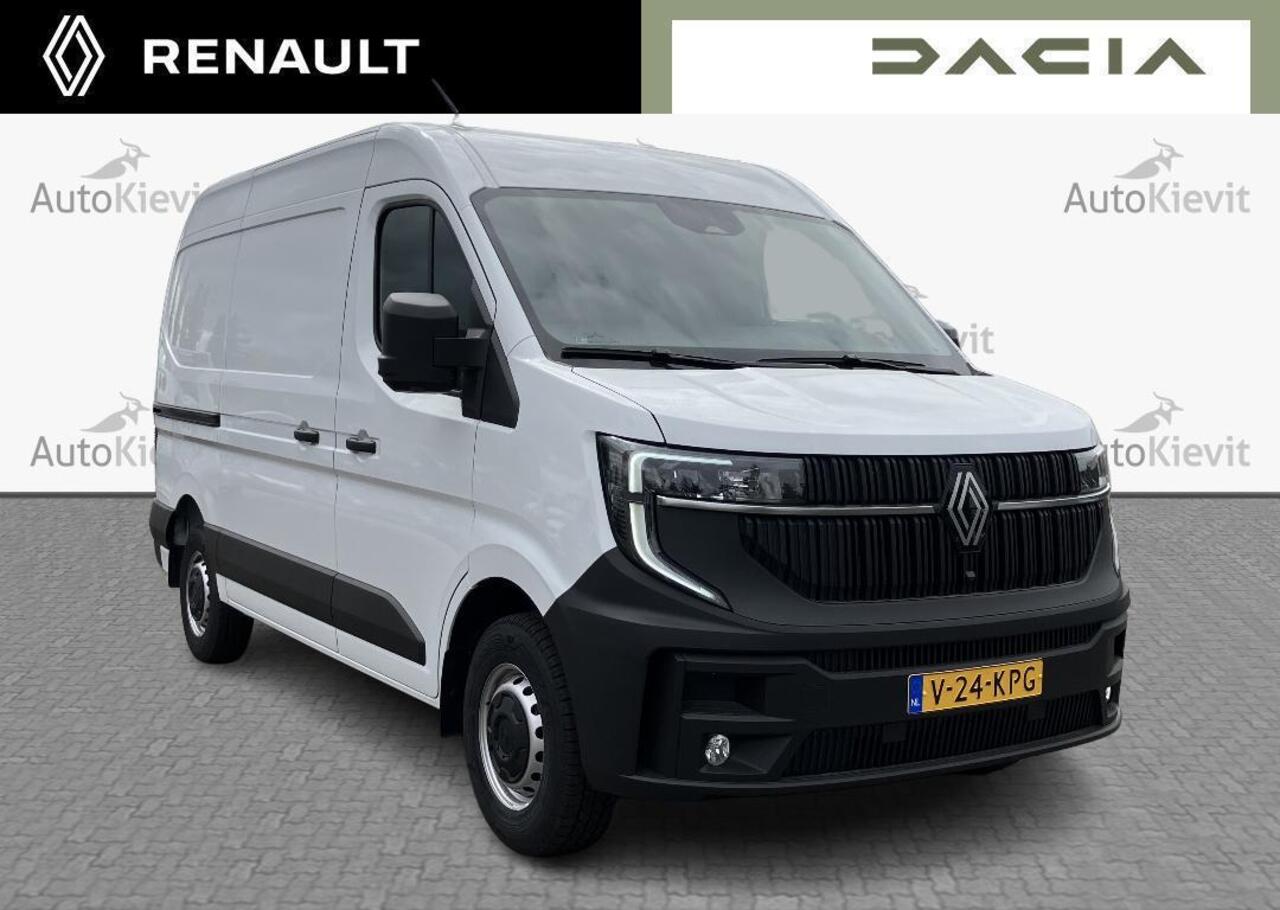 Renault MASTER T35 2.0 dCi 130 L2H2 Advance - zijschuifdeur links - openR link navigatiesysteem - vierseizoenbanden - trekhaak - houten laadvloer en zijwandbekleding - achteruitrijcamera - rear step - Reservewie